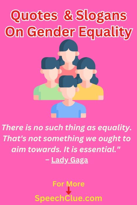 Quotes on gender equality