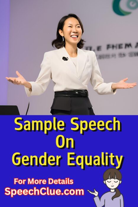 Speech on gender equality