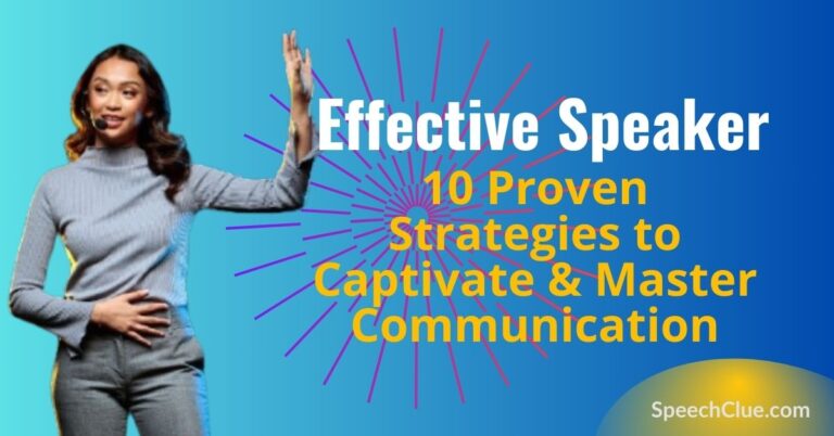 How To Become An Effective Speaker