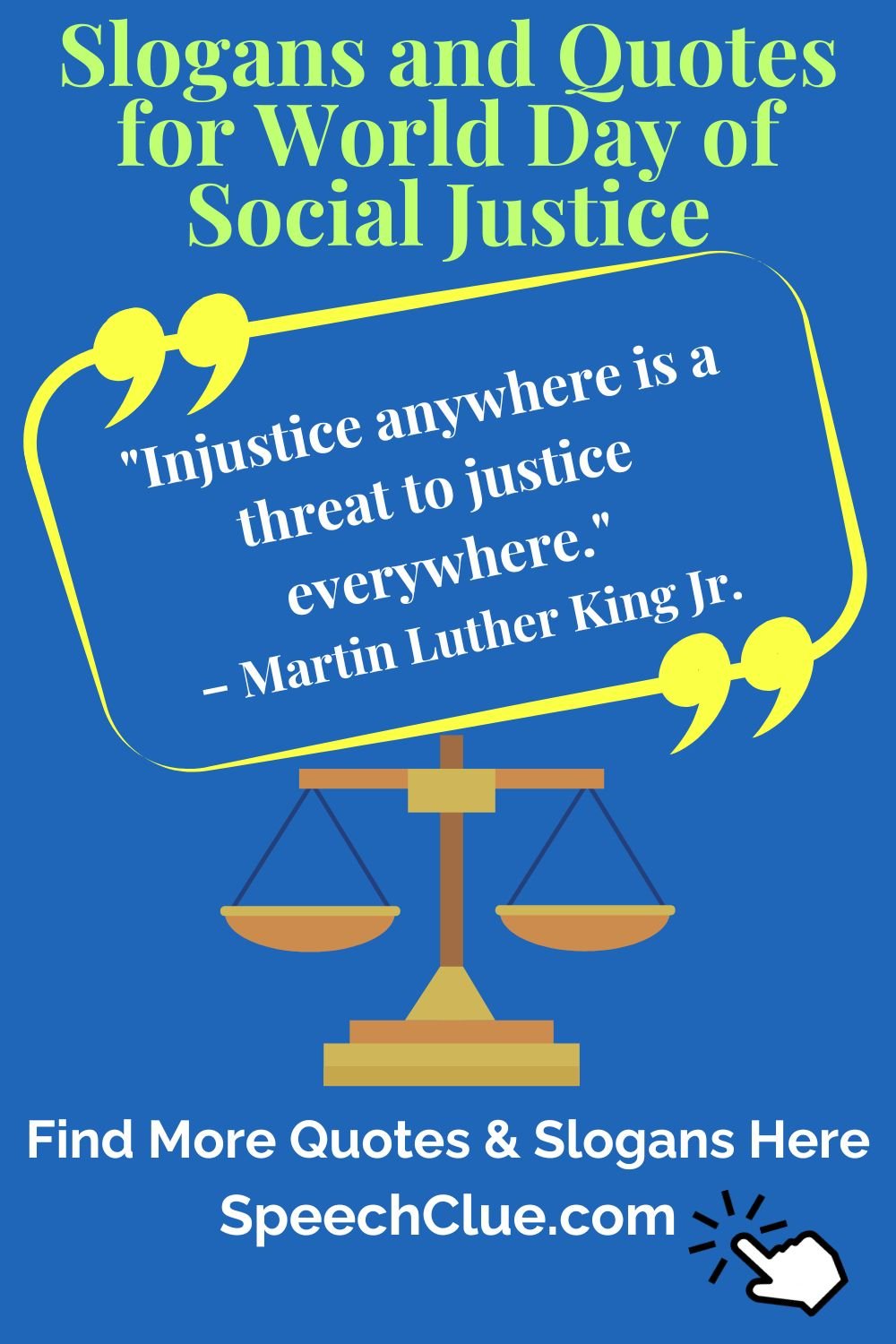 Speech On World Day of Social Justice: 10 Main Wisdom Points