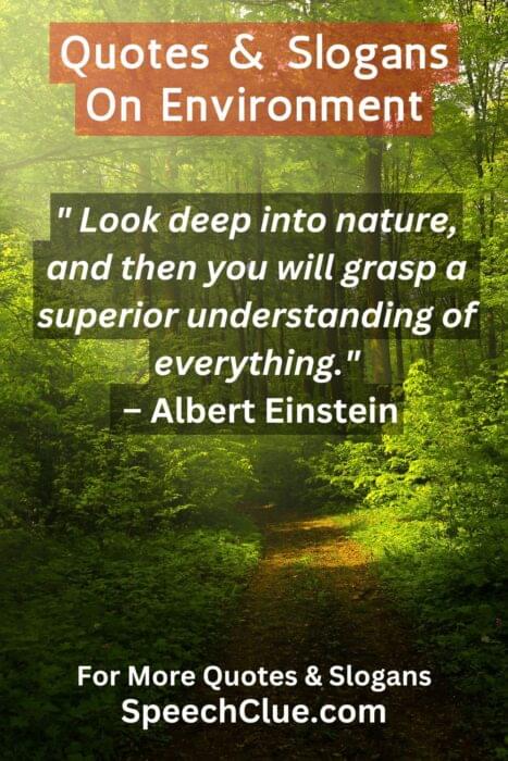 Saving Environment 3 Minute Speech Sample